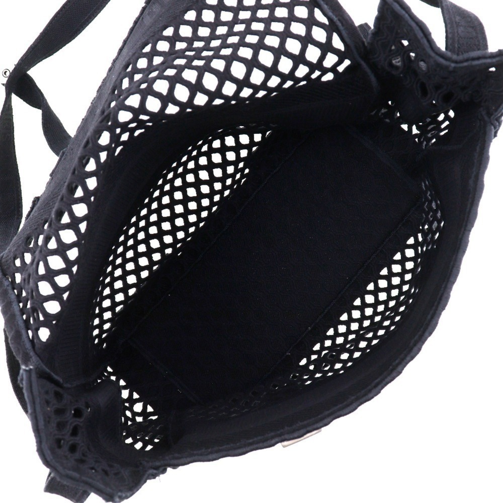 CHRISTIAN DIOR Black Canvas Messenger Shoulder Bag - Picture 5 of 11